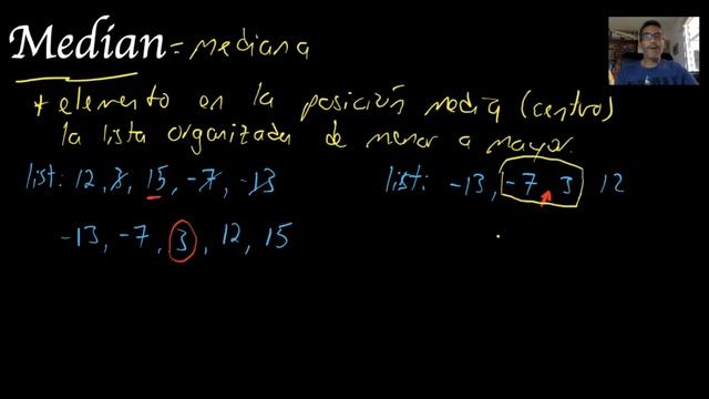 Promedio, Mediana, Moda y Rango / Mean, Median, Mode and Range смотреть онлайн