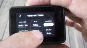 GoPro settings for Metal Detecting