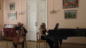 А. Дворжак. Мелодия .А.Скрябин. Канон. Для виолончели и фортепиано./Григорий Катц.Анна Горьева