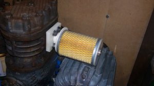 Доработка компрессора ФВ-6. Воздушный фильтр из того что под рукой.