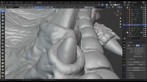Blender - ESPINAS Speed Sculpt (MH Sunbreak)