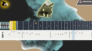 Inktale Undertale - Tokyovania(Ink Sans Theme) Guitar Tutorial Tab