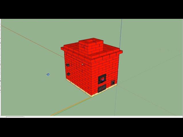 Печь из Кирпича с Водяным Контуром Своими Руками.