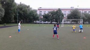 Воспитанники ФК ЦДКА(футболистам 6-7 лет) Тренировка