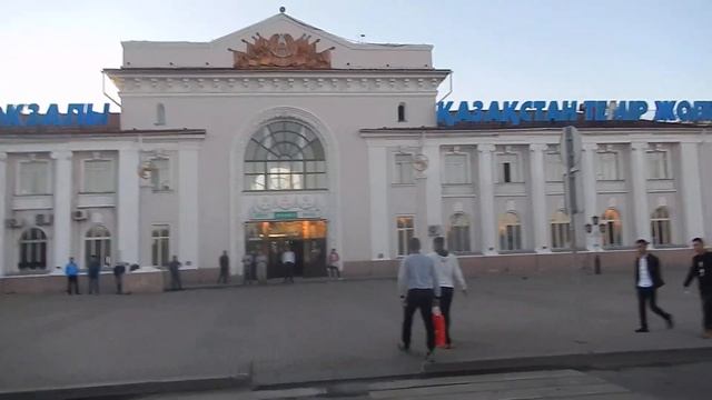 Караганда | Привокзальная площадь | На мост через вокзал