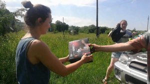 НЕ ОЖИДАЛИ ТАКИХ ПОДАРКОВ ОТ ГОСТЕЙ. ВСТРЕТИЛИ РАССВЕТ НА ВОЛГЕ. ДЕРЕВЕНСКИЕ БУДНИ