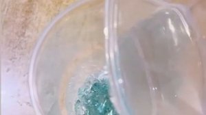 Заливаем хрустальную крошку смолой «ОКЕАН»