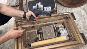 We Found A Abandoned Safe In The River. What's Inside The ABANDONED SAFE? (OPENED)