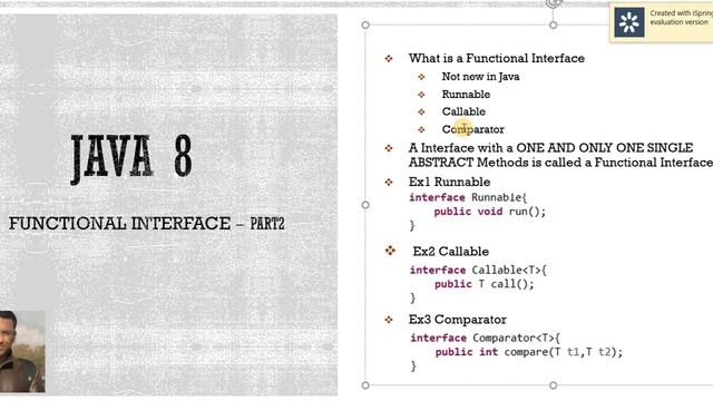 JAVA 8 Functional Interface PART 2 смотреть онлайн