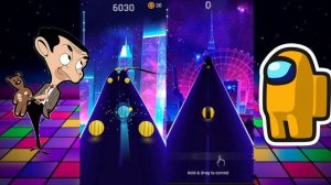 DANCING ROAD | Mr Bean vs Among Us | Panthera Plays | Road to 100K