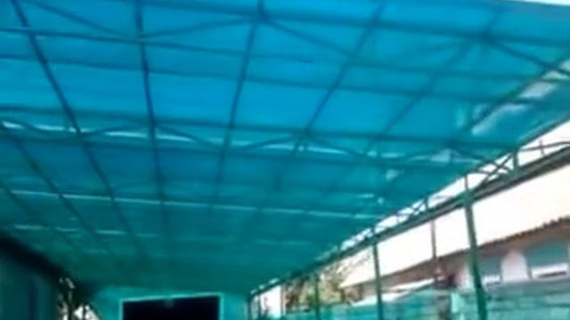 Навес с поликарбоната. смотреть онлайн