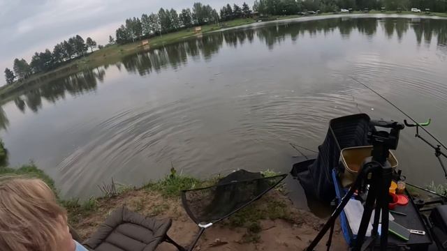 Ловим Карпа на поплавок! Рыбалка на элитном пруду рыбхоза Клинский, Новоселки!