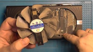 Чистка гарантийной видеокарты SAPPHIRE NITRO+ Radeon RX580