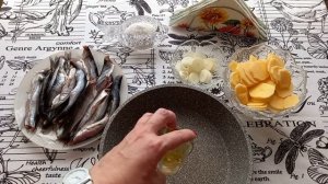 Рыба ( ряпушка ) по - карельски. Рецепт.