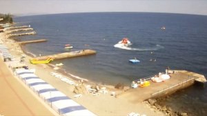 Пляж Эллада - Лучшее место в Крыму для отдыха - Семидворье,  Алушта. Обзор