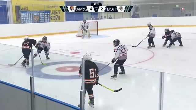 Хоккей, ДФО. "Амур-2" - "Полярные волки".