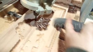 ЧПУ фрезеровка резных царг для столика