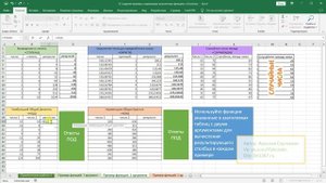 8. Создание формул, содержащих встроенную функцию, в Excel. (Практическая работа 3)
