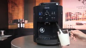 Как приготовить капучино в автоматической кофемашине KRUPS ROMA EA81?