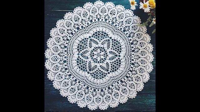 Круглые салфетки и скатерти крючком. Подборка № 56 [1000 и 1 узор] смотреть онлайн