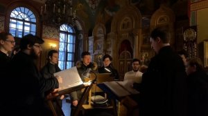 "Святый Боже..." П.И. Чайковский. Хор Коломенской Семинарии.
