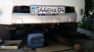 замена антифриза Toyota Hilux 2.7