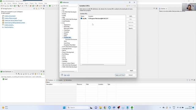Java SE: Introdcution to Java IDE (download, setup of STS and IntelliJ)