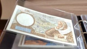 Моя коллекция банкнот Франции.