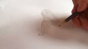 Как рисовать девочку сидящую