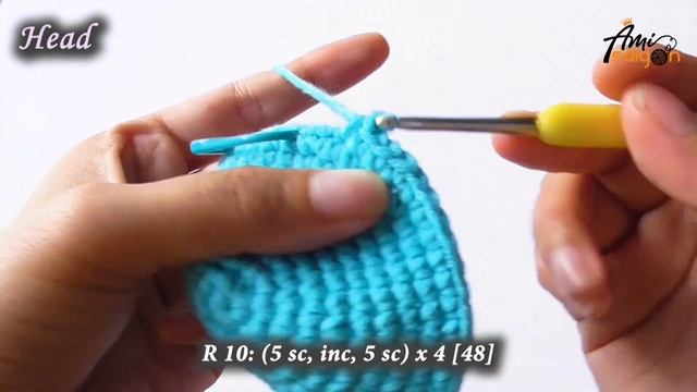 #351 | BT21 - Mang Horse Amigurumi (1/4) | How To Crochet Amigurumi | Crochet Tutorial | @AmiSaigon