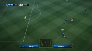 ARSENAL vs MANCHESTER UNITED / UEFA CHAMPIONS LEAGUE/ Pro Evolution Soccer 2010