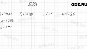 № 396 - Алгебра 8 класс Мерзляк