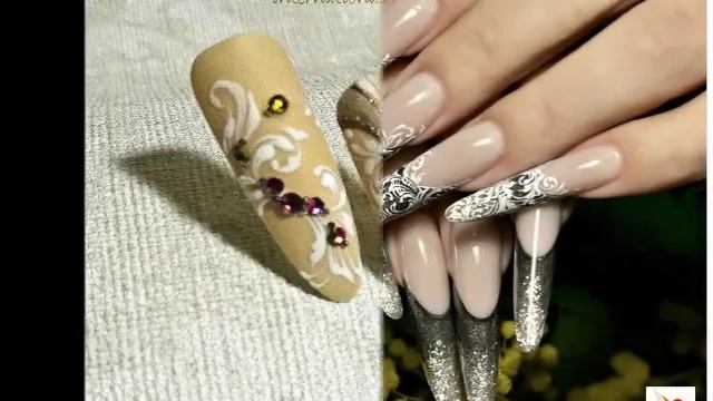 Дизайны на ногтях. Учебная программа Тонкие Линии и вензеля. Школа SerVic. Виктория Евтушенко. смотреть онлайн