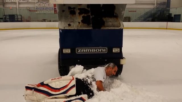 ALS Ice Bucket Challenge With Zamboni