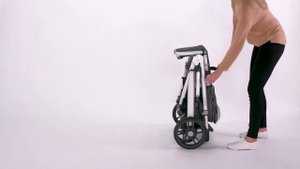 Коляска UPPABaby Vista как сложить и разложить вместе с прогулочным блоком