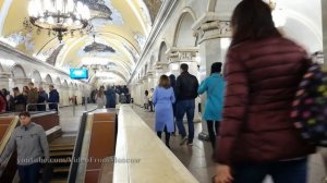 станция метро "Комсомольская" кольцевой линии // 7 апреля 2019