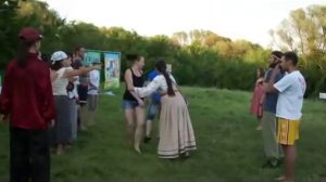 Русские народные подвижные игры на фестивале ЗОЖ "Здравица"