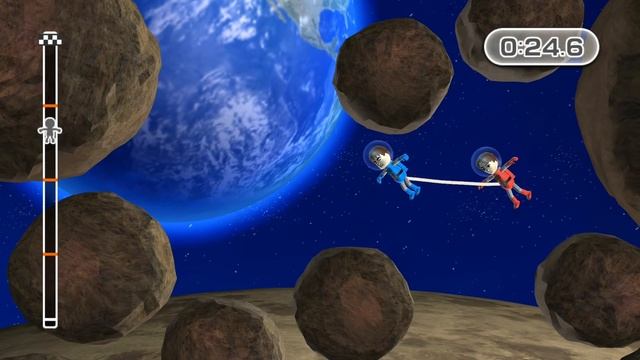 Wii Party minigame: Blastronauts 60fps смотреть онлайн