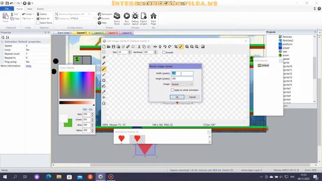 Создаём жизни персонажу в Construct 2 смотреть онлайн
