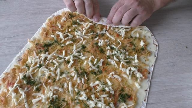 Закуска со вкусом пирожков / Очень вкусный вариант! Рулет из лаваша / Lavash roll