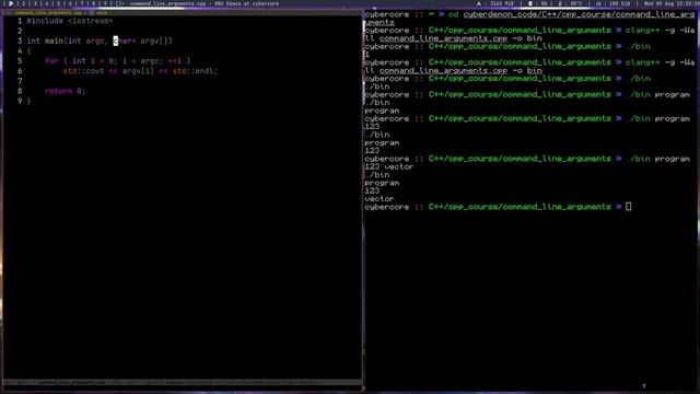 C++ понятный курс для начинающих. #28 Аргументы командной строки. Command line arguments.