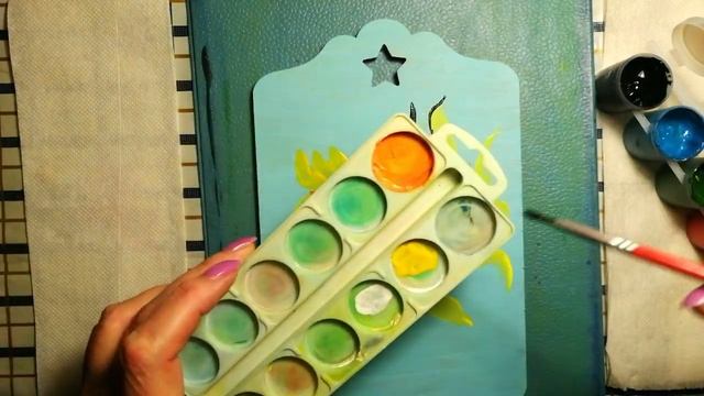 Как нарисовать рыбку на досточке. смотреть онлайн