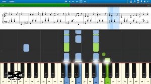 Крутится, вертится шар голубой (на пианино Synthesia cover) Ноты и MIDI