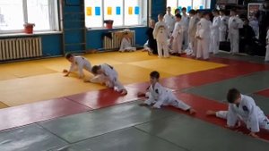 Аттестация Мирославы на желтую полоску Tэквондо