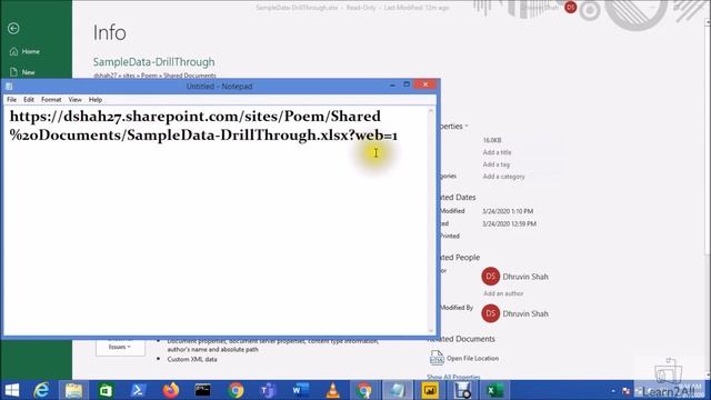 Link Power BI to an Excel file in SharePoint Online смотреть онлайн