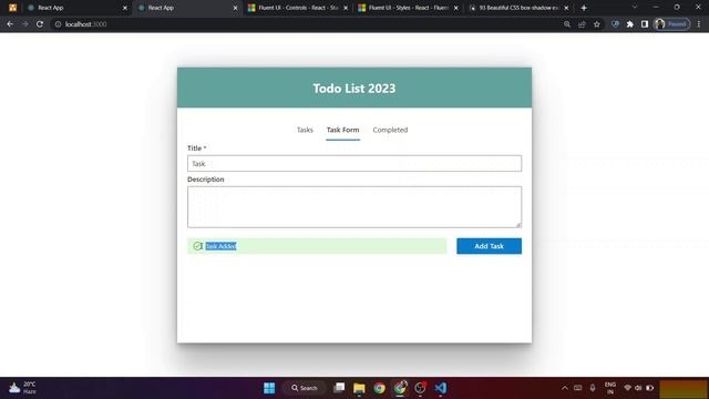 Build A Todo List App in React with TypeScript in 2023|| Context API + Reducer || CRUD - Part 2 смотреть онлайн