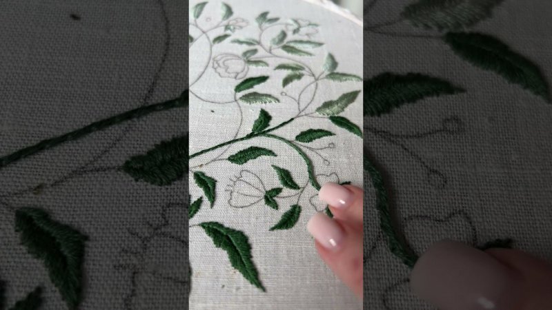 Embroidery art #embroidery #вышивка #вышивкагладью #embroiderydesign #мулине #embroiderytutorial