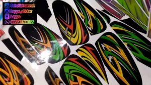 Sticker crom - carbon 3d /36  - stabilo - infinity -oracal -striping GL -beat-vario mata elang dll