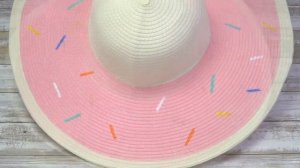 DIY DONUT AND WATERMELON SUN HATS - EZPZ ideas