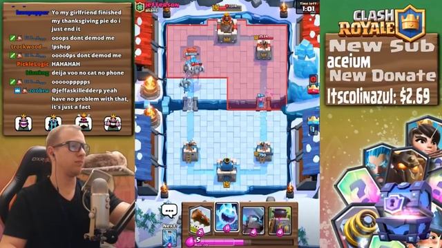 Clash Royale - COMEBACK Golem! смотреть онлайн